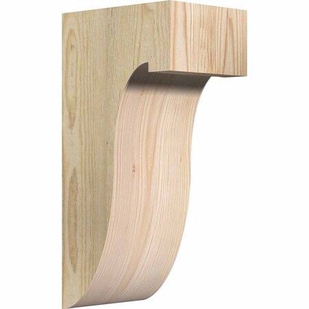 Ekena Millwork Del Monte Rough Sawn Corbel, Douglas Fir, 6"W x 8"D x 16"H COR06X08X16DEL00RDF